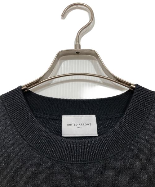 UNITED ARROWS（ユナイテッドアローズ）UNITED ARROWS (ユナイテッドアローズ) COMFY ラメ ニットベスト ブラック サイズ:Freeの古着・服飾アイテム