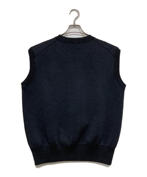 UNITED ARROWS（ユナイテッドアローズ）UNITED ARROWS (ユナイテッドアローズ) COMFY ラメ ニットベスト ブラック サイズ:Freeの古着・服飾アイテム