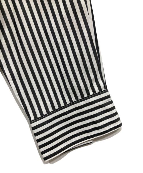 Spick and Span（スピック＆スパン）Spick and Span (スピックアンドスパン) コットンオーバーシャツ グレー×ホワイト サイズ:Freeの古着・服飾アイテム