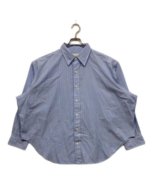 THE SHINZONE（ザ シンゾーン）THE SHINZONE (ザ シンゾーン) ストライプシャツ / STRIPE DADDY SHIRT WOMEN ブルー サイズ:Freeの古着・服飾アイテム