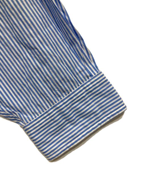THE SHINZONE（ザ シンゾーン）THE SHINZONE (ザ シンゾーン) ストライプシャツ / STRIPE DADDY SHIRT WOMEN ブルー サイズ:Freeの古着・服飾アイテム