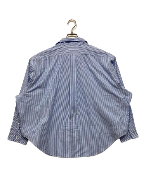 THE SHINZONE（ザ シンゾーン）THE SHINZONE (ザ シンゾーン) ストライプシャツ / STRIPE DADDY SHIRT WOMEN ブルー サイズ:Freeの古着・服飾アイテム