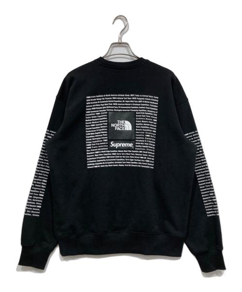 THE NORTH FACE（ザ ノース フェイス）THE NORTH FACE (ザ ノース フェイス) SUPREME (シュプリーム) Crewneck/クルーネックスウェット ブラック サイズ:Sの古着・服飾アイテム