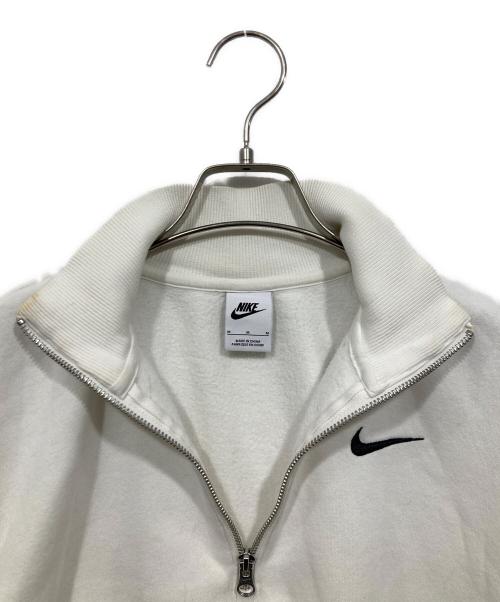 NIKE（ナイキ）NIKE (ナイキ) ハーフジップスウェット ホワイト サイズ:Mの古着・服飾アイテム