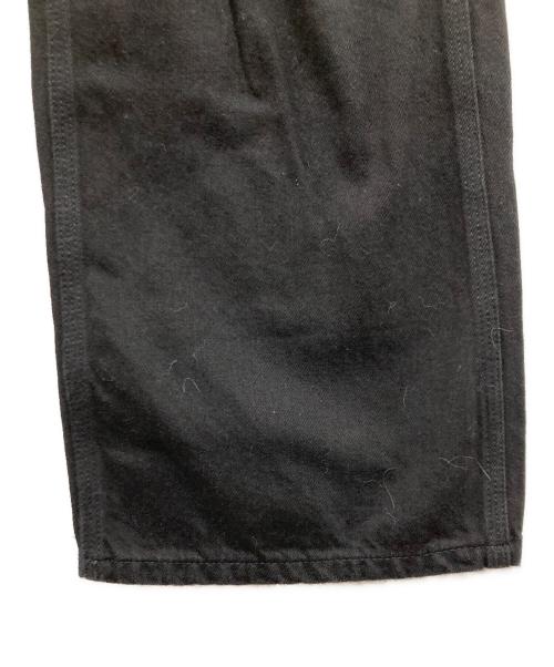 Mila Owen（ミラオーウェン）Mila Owen (ミラオーウェン) テニムオーバーオール ブラックの古着・服飾アイテム