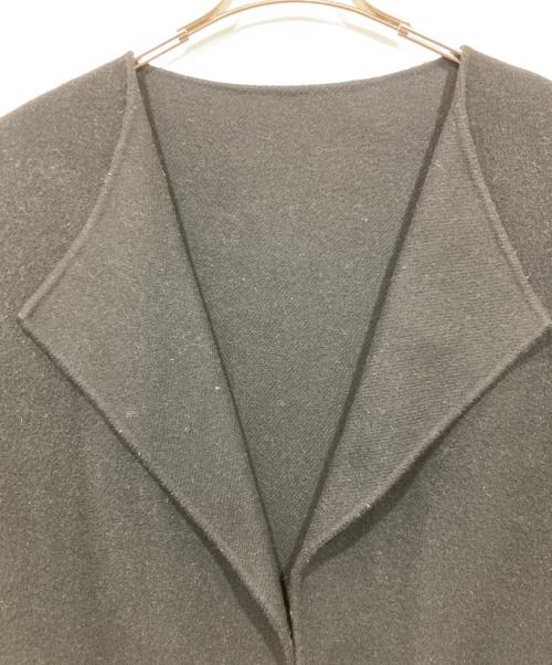 Diagram（ダイアグラム）Diagram (ダイアグラム) MANTECO (マンテコ) ノーカラーロングコート ブラック サイズ:36の古着・服飾アイテム