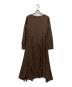 Diagram (ダイアグラム) ダブルボタンベルトワンピース ブラウン サイズ:36：4500円