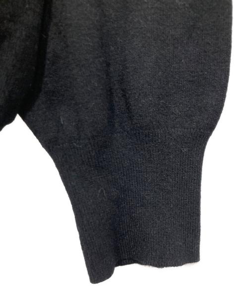 Diagram（ダイアグラム）Diagram (ダイアグラム) サイドスカーフニットトップ ブラック サイズ:36の古着・服飾アイテム