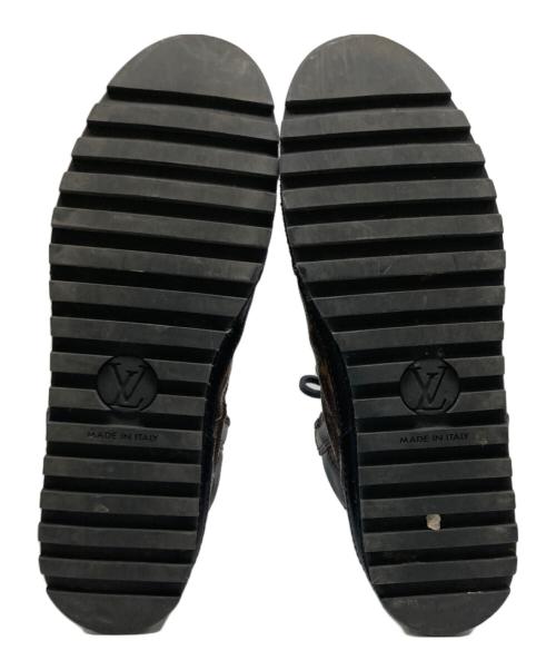 LOUIS VUITTON（ルイ ヴィトン）LOUIS VUITTON (ルイ ヴィトン) ハイカットモノブラムブーツ ブラウン サイズ:37の古着・服飾アイテム