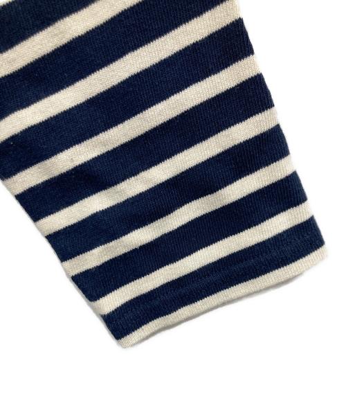 SAINT JAMES（セントジェームス）SAINT JAMES (セントジェームス) ボーダープルオーバーパーカー ネイビー×ホワイト サイズ:Mの古着・服飾アイテム