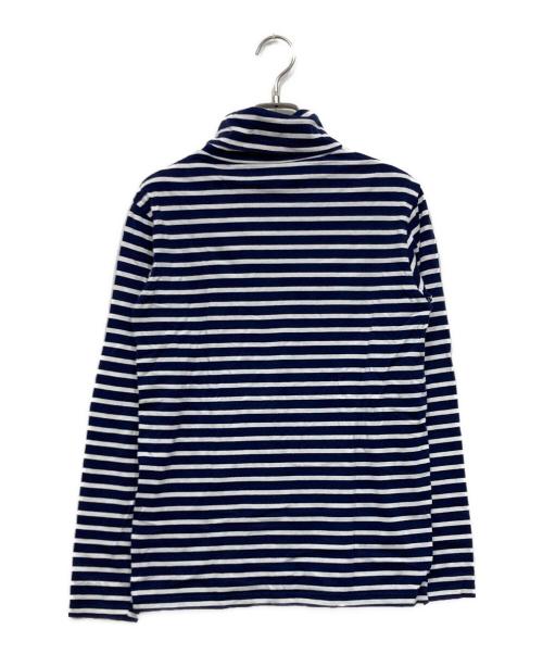 ORCIVAL（オーシバル）ORCIVAL (オーシバル) ボーダータートルネックカットソー ホワイト×ネイビー サイズ:3の古着・服飾アイテム