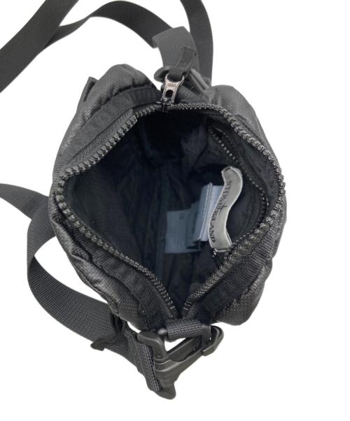 STONE ISLAND（ストーンアイランド）STONE ISLAND (ストーンアイランド) ミニショルダーバッグ ブラックの古着・服飾アイテム