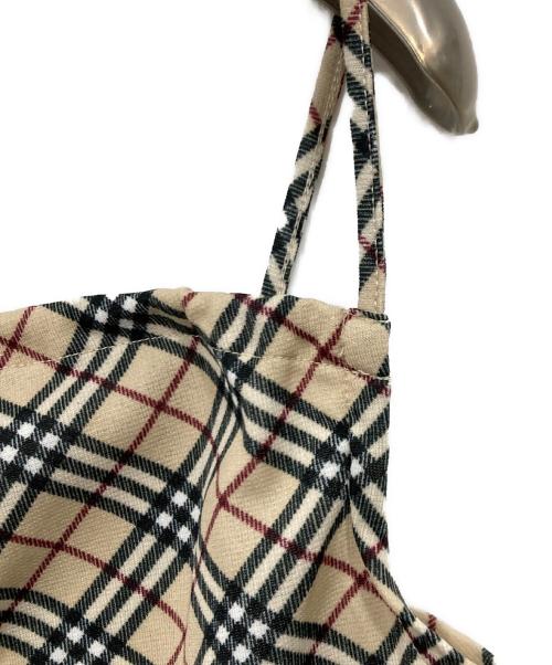 BURBERRY BLUE LABEL（バーバリー ブルー レーベル）BURBERRY BLUE LABEL (バーバリーロンドンブルーレーベル) ノヴァチェック キャミソール ベージュ サイズ:Mの古着・服飾アイテム
