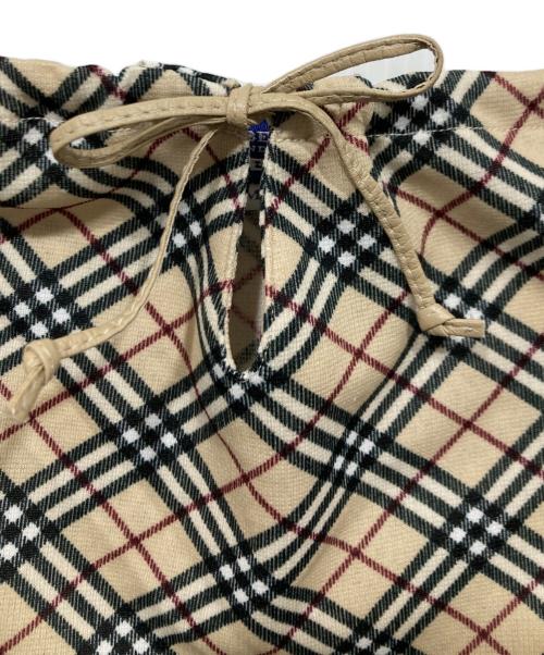 BURBERRY BLUE LABEL（バーバリー ブルー レーベル）BURBERRY BLUE LABEL (バーバリーロンドンブルーレーベル) ノヴァチェック キャミソール ベージュ サイズ:Mの古着・服飾アイテム