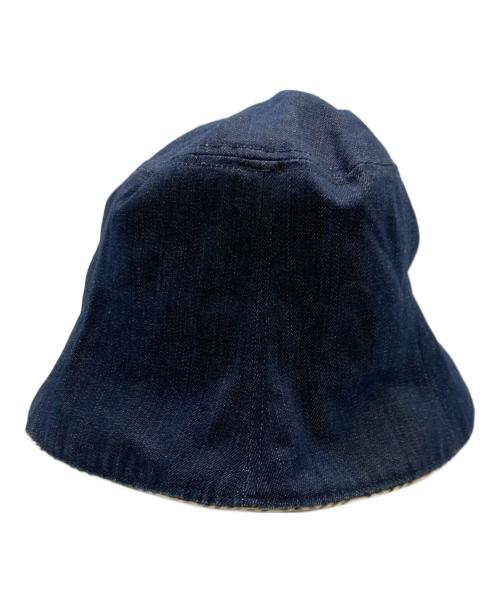 BURBERRY BLUE LABEL（バーバリー ブルー レーベル）BURBERRY BLUE LABEL (バーバリーロンドンブルーレーベル) バケットハット ブルーの古着・服飾アイテム
