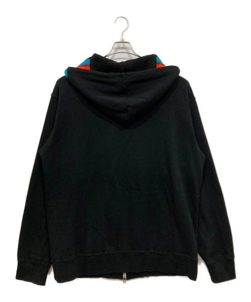 FACETASM（ファセッタズム）FACETASM (ファセッタズム) ジップパーカー / RIB ZIPPER HOODIE ブラック サイズ:4の古着・服飾アイテム