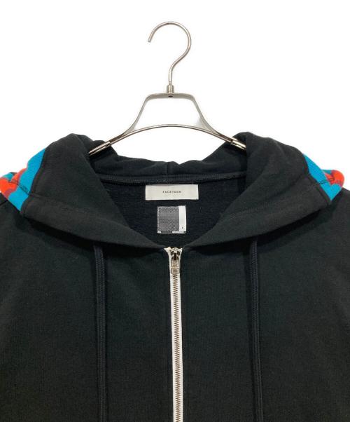 FACETASM（ファセッタズム）FACETASM (ファセッタズム) ジップパーカー / RIB ZIPPER HOODIE ブラック サイズ:4の古着・服飾アイテム