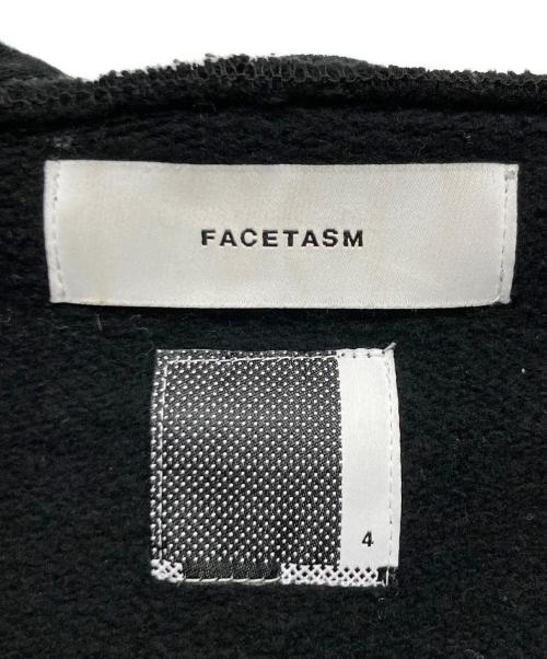 FACETASM（ファセッタズム）FACETASM (ファセッタズム) ジップパーカー / RIB ZIPPER HOODIE ブラック サイズ:4の古着・服飾アイテム