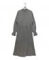 CASA FLINE（カーサフライン）の古着「スウェットライクニットドレスワンピース」｜グレー