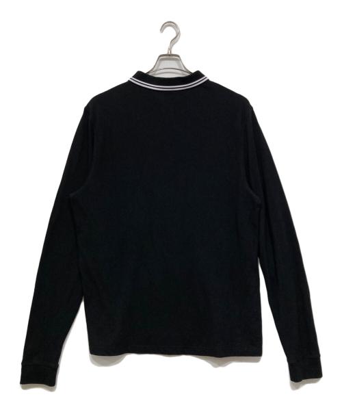 FRED PERRY（フレッドペリー）FRED PERRY (フレッドペリー) 長袖ポロシャツ ブラック サイズ:XXLの古着・服飾アイテム