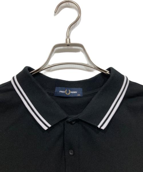 FRED PERRY（フレッドペリー）FRED PERRY (フレッドペリー) 長袖ポロシャツ ブラック サイズ:XXLの古着・服飾アイテム