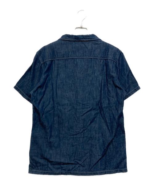 JIL SANDER（ジルサンダー）JIL SANDER (ジルサンダー) 半袖デニムシャツ インディゴ サイズ:Mの古着・服飾アイテム