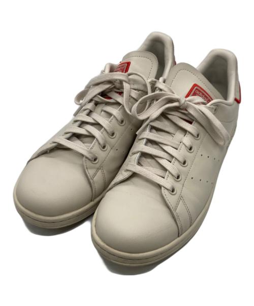adidas（アディダス）adidas (アディダス) ローカットスニーカー / STANSMITH / スタンスミス ホワイト×レッド サイズ:27.5cmの古着・服飾アイテム