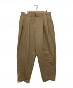 HELLY HANSENヘリーハンセン）の古着「ワイドパンツ / Stolen Two Tack Pants」｜ベージュ