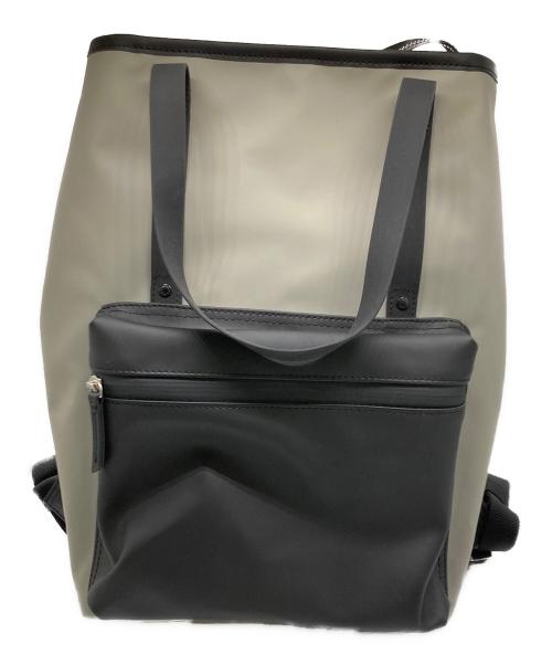 SIMON CARTER（サイモンカータ）SIMON CARTER (サイモンカータ) 2WAYリュックトート グレー×ブラックの古着・服飾アイテム