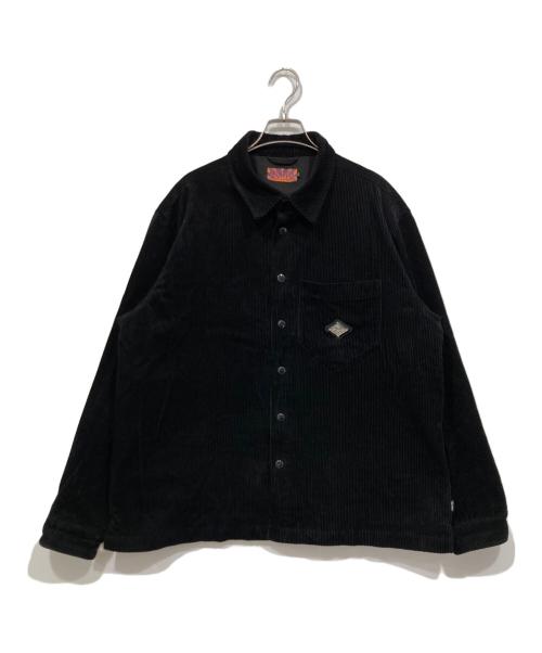 BUDS POOL（バッズプール）BUDS POOL (バッズプール) Gakkin (ガッキン) コーデュロイジャケット / 家紋 METAL PATCH CORDUROY JACKET ブラック サイズ:Lの古着・服飾アイテム