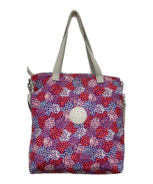 Kipling（キプリング）Kipling (キプリング) 2WAYバッグ パープルの古着・服飾アイテム