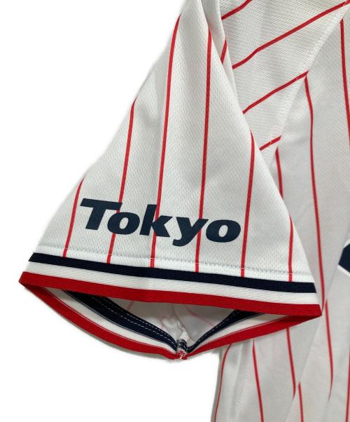 MAJESTIC ATHLETIC（マジェスティック アスレティック）Majestic Athletic (マジェスティック アスレティック) ベースボールシャツ ホワイト サイズ:FREEの古着・服飾アイテム