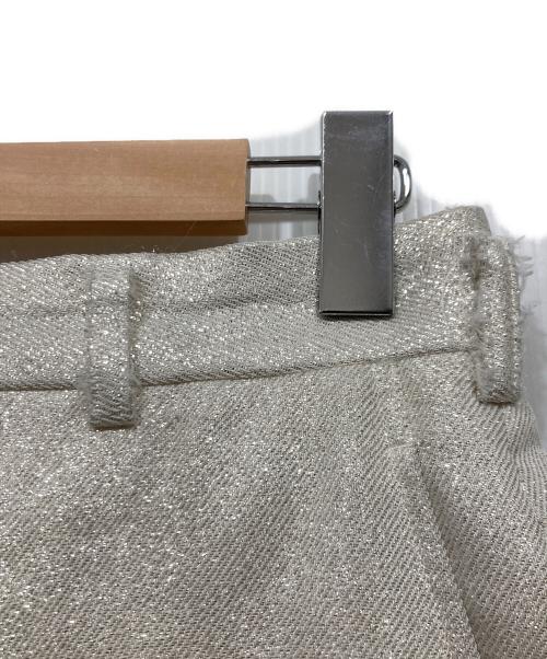 COMME des GARCONS HOMME PLUS（コムデギャルソンオムプリュス）COMME des GARCONS HOMME PLUS (コムデギャルソンオムプリュス) アシンメトリーショートパンツ シルバー サイズ:XSの古着・服飾アイテム