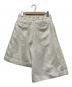 COMME des GARCONS HOMME PLUS (コムデギャルソンオムプリュス) アシンメトリーショートパンツ シルバー サイズ:XS：13000円