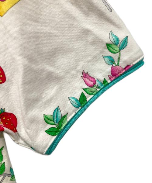 LAONARD（レオナード）LAONARD (レオナード) 総柄ハイネックカットソー ホワイト サイズ:Mの古着・服飾アイテム