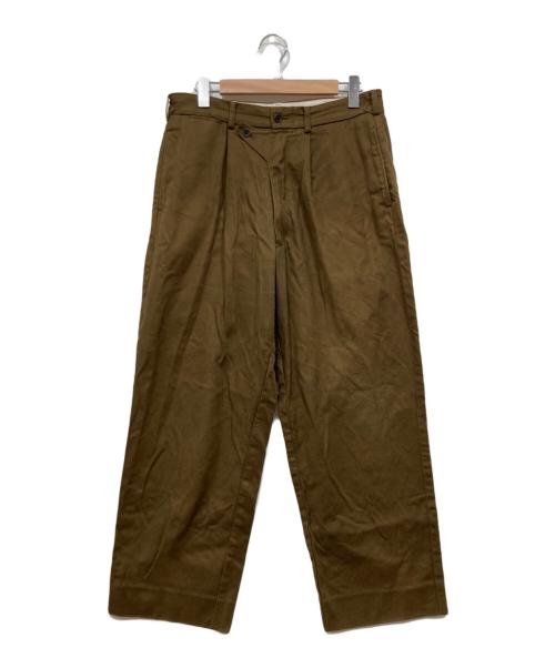 BLURHMS（ブラームス）BLURHMS (ブラームス) SUPER SURGE WIDE SLACKS / スラックスパンツ オリーブ サイズ:3の古着・服飾アイテム