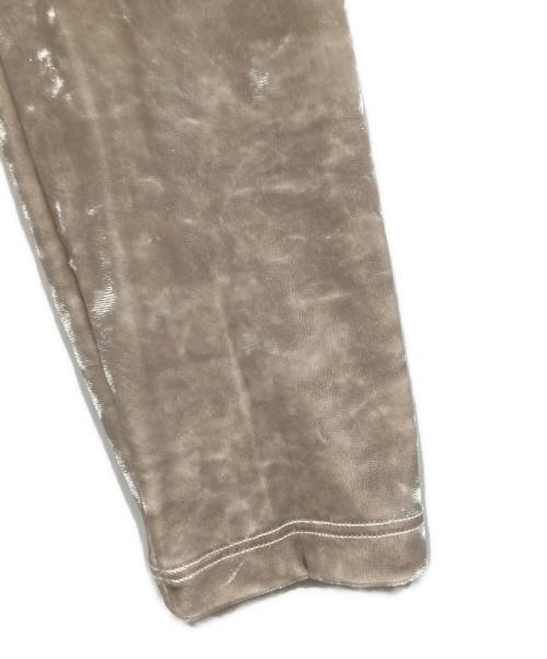 BEAUTY&YOUTH（ビューティーアンドユース）BEAUTY&YOUTH (ビューティーアンドユース) ベロアカットソー ベージュ サイズ:Freeの古着・服飾アイテム