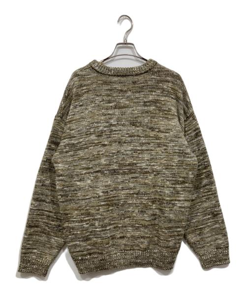 B:MING by BEAMS（ビーミングバイビームス）B:MING by BEAMS (ビーミングバイビームス) グラデーション スラブ クルーネック ニット ベージュ サイズ:Mの古着・服飾アイテム