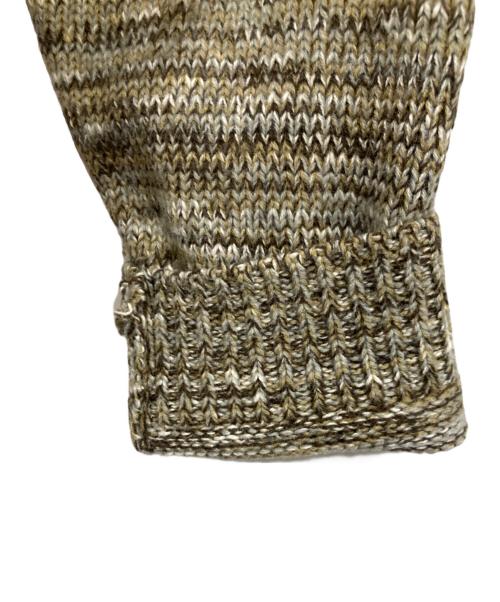 B:MING by BEAMS（ビーミングバイビームス）B:MING by BEAMS (ビーミングバイビームス) グラデーション スラブ クルーネック ニット ベージュ サイズ:Mの古着・服飾アイテム