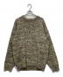 B:MING by BEAMS（ビーミングバイビームス）の古着「グラデーション スラブ クルーネック ニット」｜ベージュ