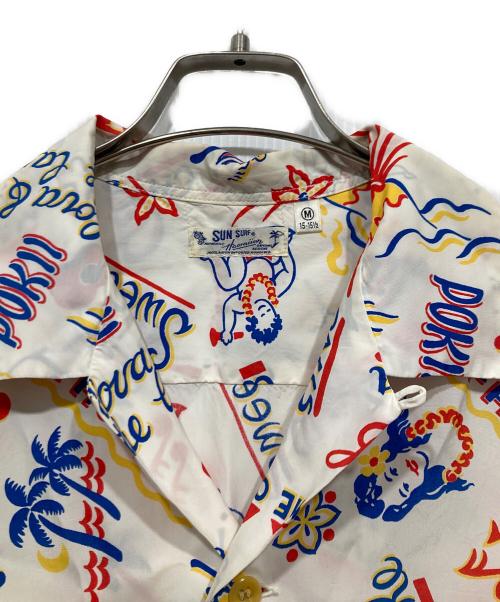 Sun Surf（サンサーフ）Sun Surf (サンサーフ) アロハシャツ ベージュ サイズ:Mの古着・服飾アイテム