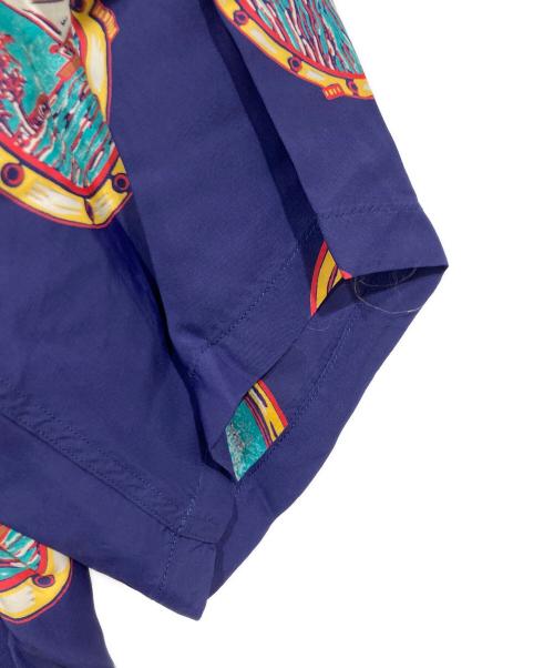 BEAMS（ビームス）BEAMS (ビームス) 東洋エンタープライズ (トウヨウエンタープライズ) レーヨンアロハシャツ パープル サイズ:Mの古着・服飾アイテム