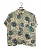 SUGAR CANEシュガーケーン）の古着「レーヨンアロハシャツ」｜ベージュ