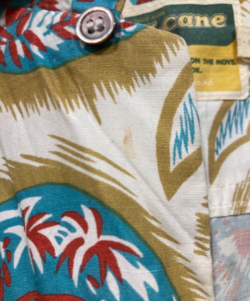 SUGAR CANE（シュガーケーン）SUGAR CANE (シュガーケーン) レーヨンアロハシャツ ベージュ サイズ:Lの古着・服飾アイテム