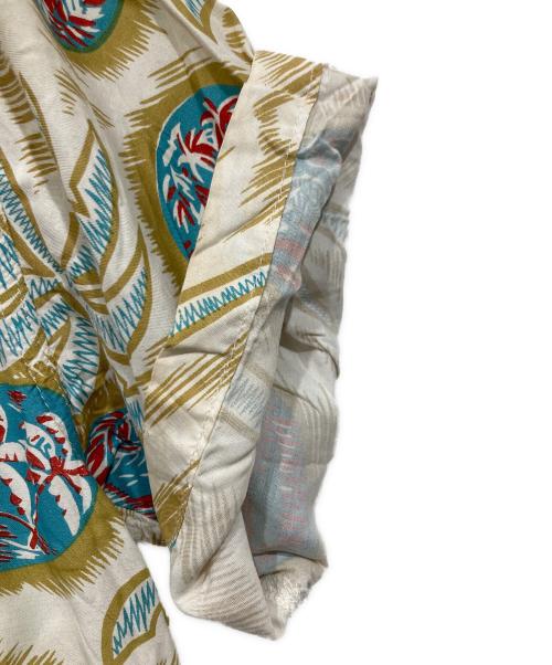 SUGAR CANE（シュガーケーン）SUGAR CANE (シュガーケーン) レーヨンアロハシャツ ベージュ サイズ:Lの古着・服飾アイテム