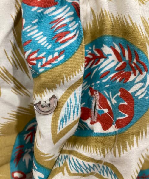 SUGAR CANE（シュガーケーン）SUGAR CANE (シュガーケーン) レーヨンアロハシャツ ベージュ サイズ:Lの古着・服飾アイテム