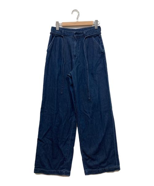 theory luxe（セオリーリュクス）theory luxe (セオリーリュクス) デニムワイドパンツ ブルー サイズ:40の古着・服飾アイテム