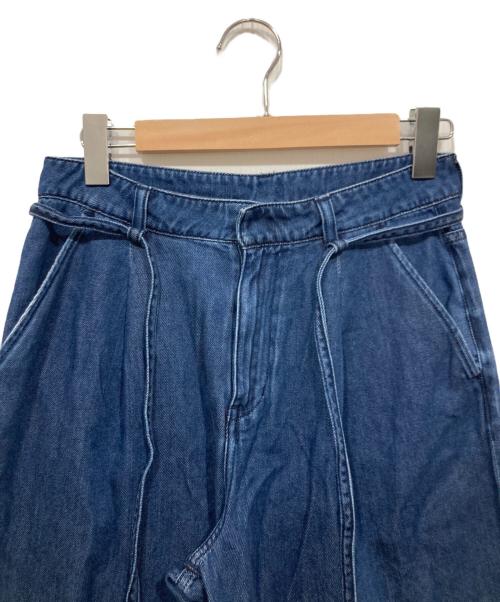 theory luxe（セオリーリュクス）theory luxe (セオリーリュクス) デニムワイドパンツ ブルー サイズ:40の古着・服飾アイテム