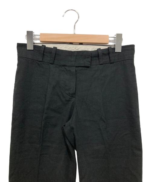 Chloe（クロエ）Chloe (クロエ) リネン混パンツ ブラック サイズ:38の古着・服飾アイテム