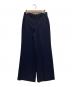 theory luxe（セオリーリュクス）の古着「ワイドスラックス」｜ネイビー